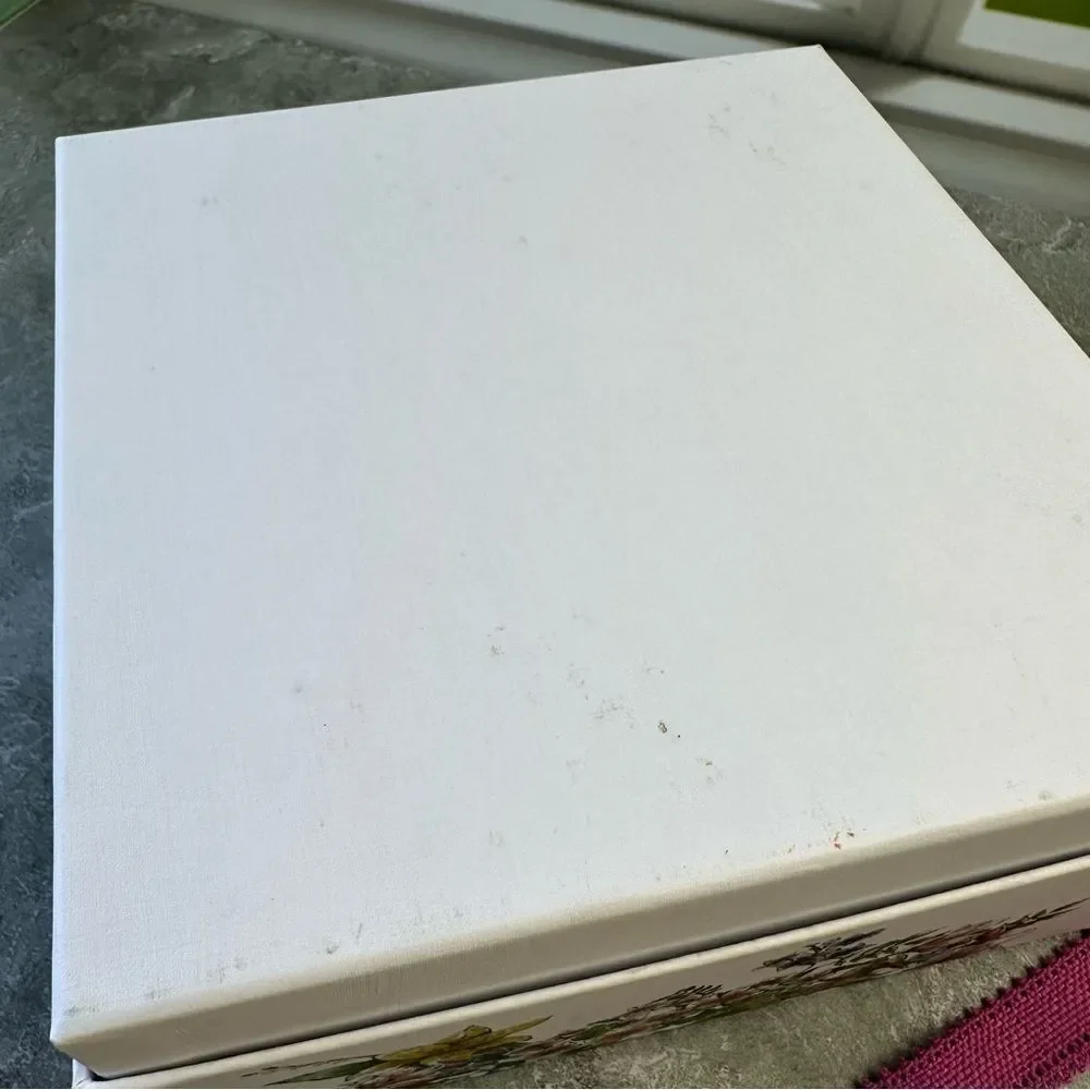 Dior Decorative Floral Gift Storage Box 8.25”